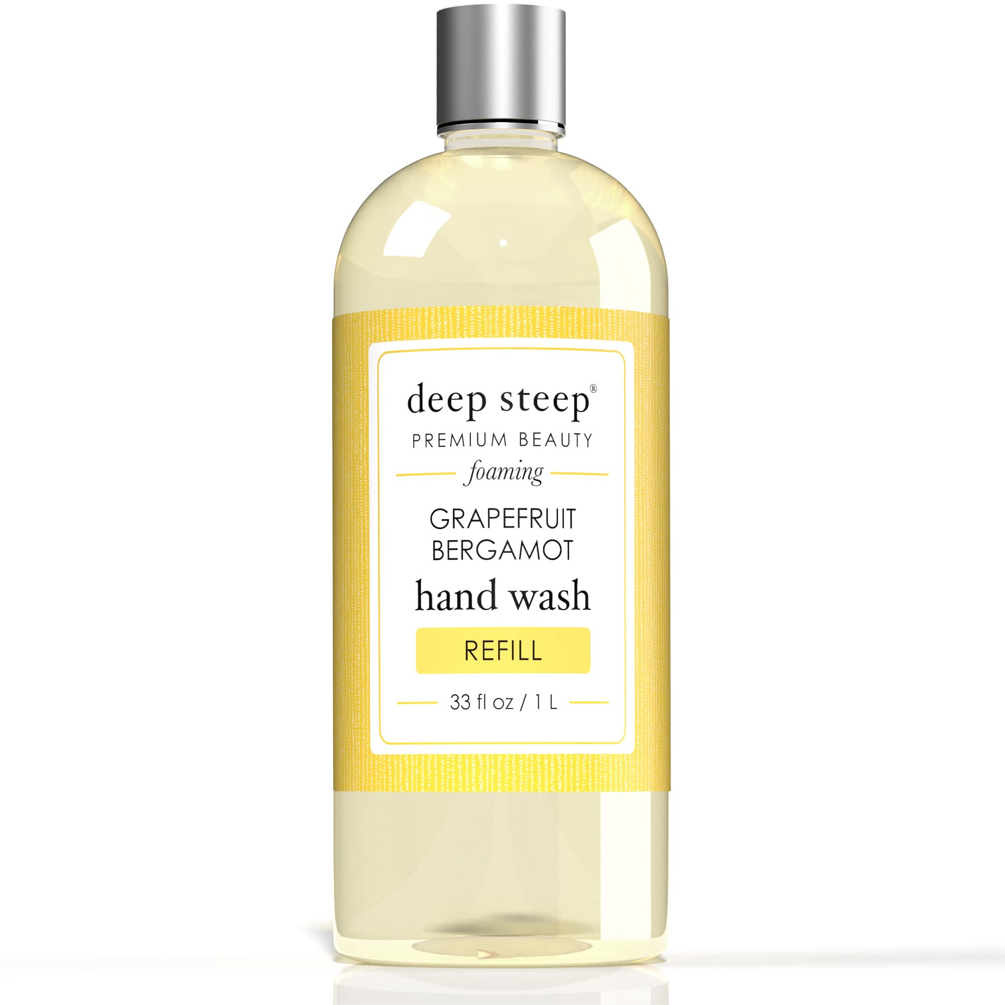 Deep Steep Foaming Hand Wash Refill, LITER (Grapefruit Bergamont)